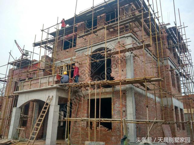 15米X15米三層自建樓房設(shè)計圖，附完工圖