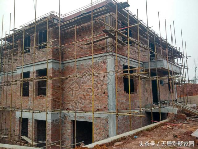 15米X15米三層自建樓房設(shè)計圖，附完工圖