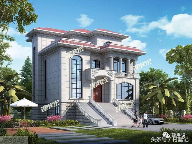 別墅實(shí)景照片圖和效果圖對(duì)比，看完肯定得給施工隊(duì)點(diǎn)贊