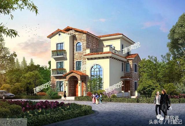 別墅實(shí)景照片圖和效果圖對(duì)比，看完肯定得給施工隊(duì)點(diǎn)贊