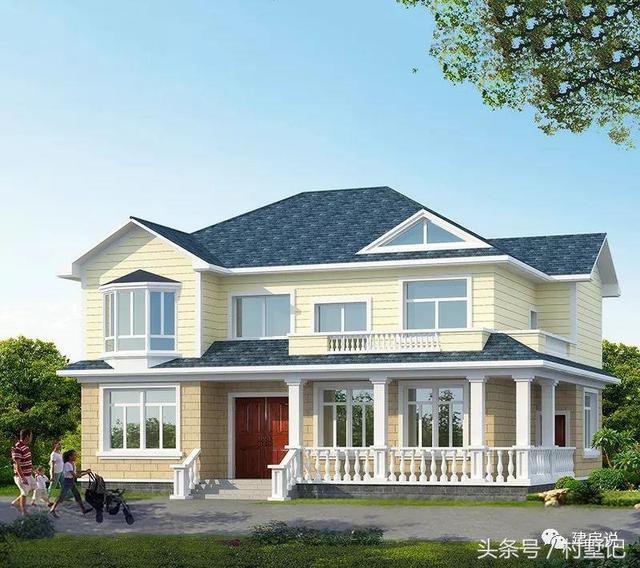 別墅實(shí)景照片圖和效果圖對(duì)比，看完肯定得給施工隊(duì)點(diǎn)贊