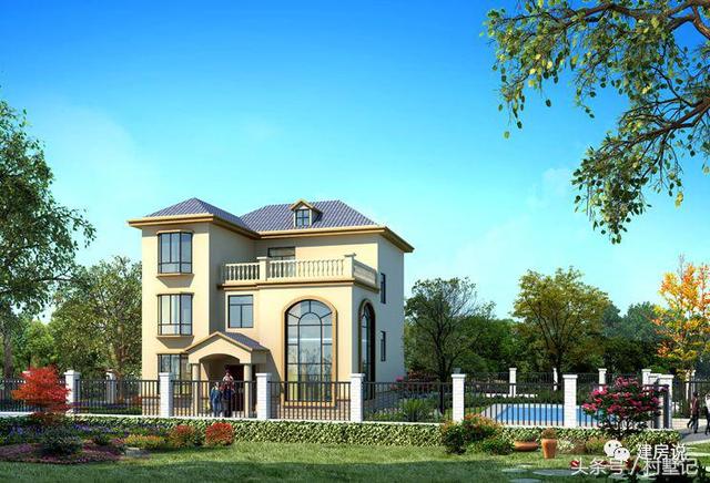 別墅實(shí)景照片圖和效果圖對(duì)比，看完肯定得給施工隊(duì)點(diǎn)贊