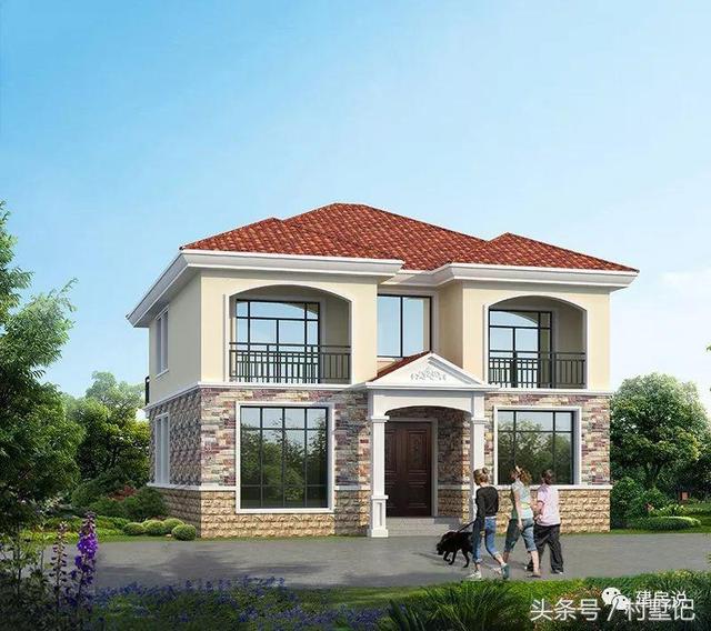 別墅實(shí)景照片圖和效果圖對(duì)比，看完肯定得給施工隊(duì)點(diǎn)贊