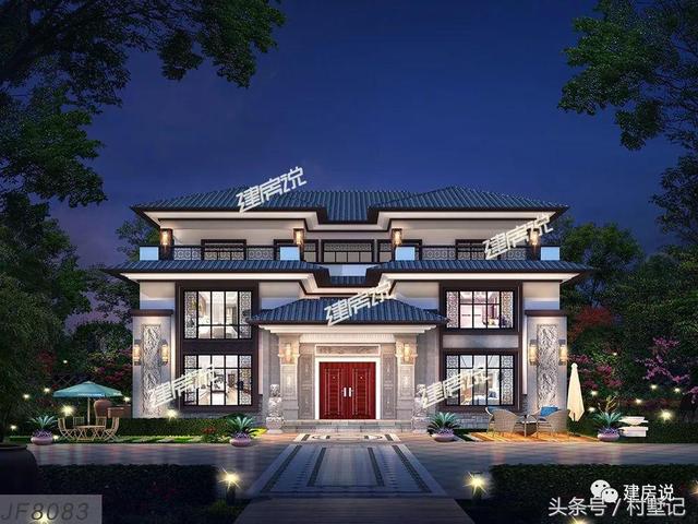 別墅實(shí)景照片圖和效果圖對(duì)比，看完肯定得給施工隊(duì)點(diǎn)贊