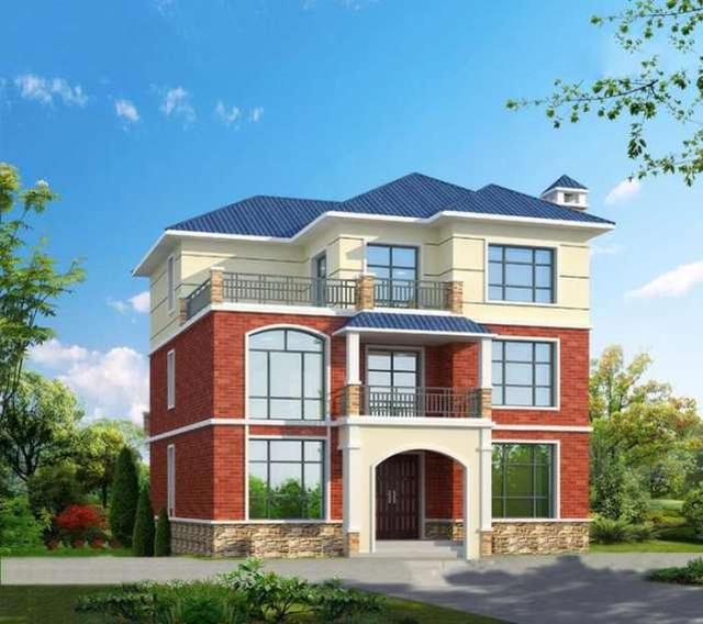 12x12米方正三層自建樓房設(shè)計(jì)圖，你喜歡方方正正的嗎