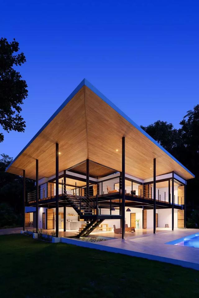 度假風(fēng)格、輕松悠閑的家庭別墅效果圖實(shí)拍，真漂亮