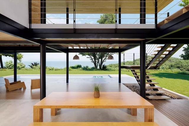 度假風(fēng)格、輕松悠閑的家庭別墅效果圖實(shí)拍，真漂亮