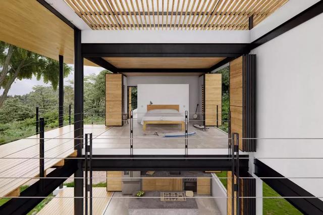 度假風(fēng)格、輕松悠閑的家庭別墅效果圖實(shí)拍，真漂亮