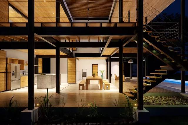 度假風(fēng)格、輕松悠閑的家庭別墅效果圖實(shí)拍，真漂亮