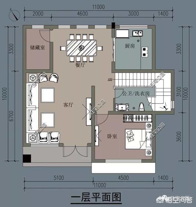 10×10米農村建房怎么設計圖紙方案？