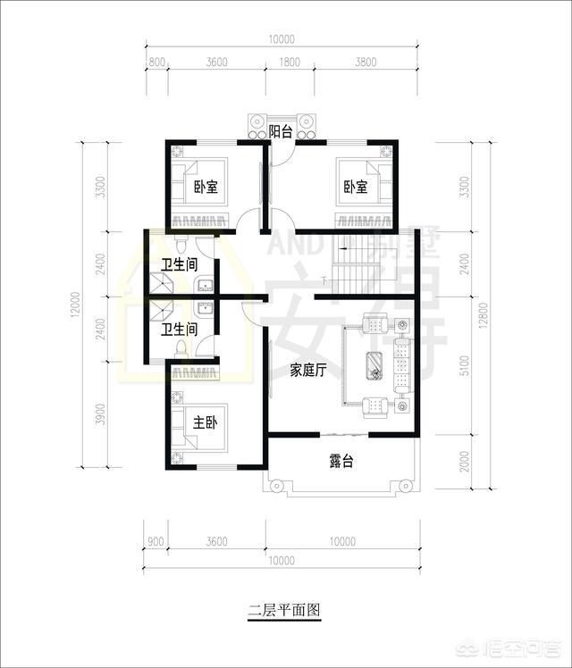 10×10米農村建房怎么設計圖紙方案？