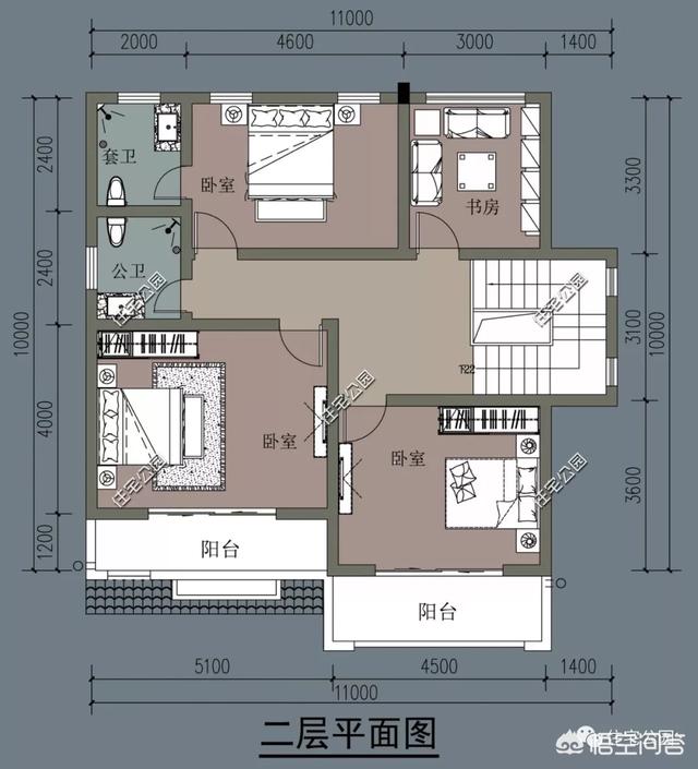 10×10米農村建房怎么設計圖紙方案？