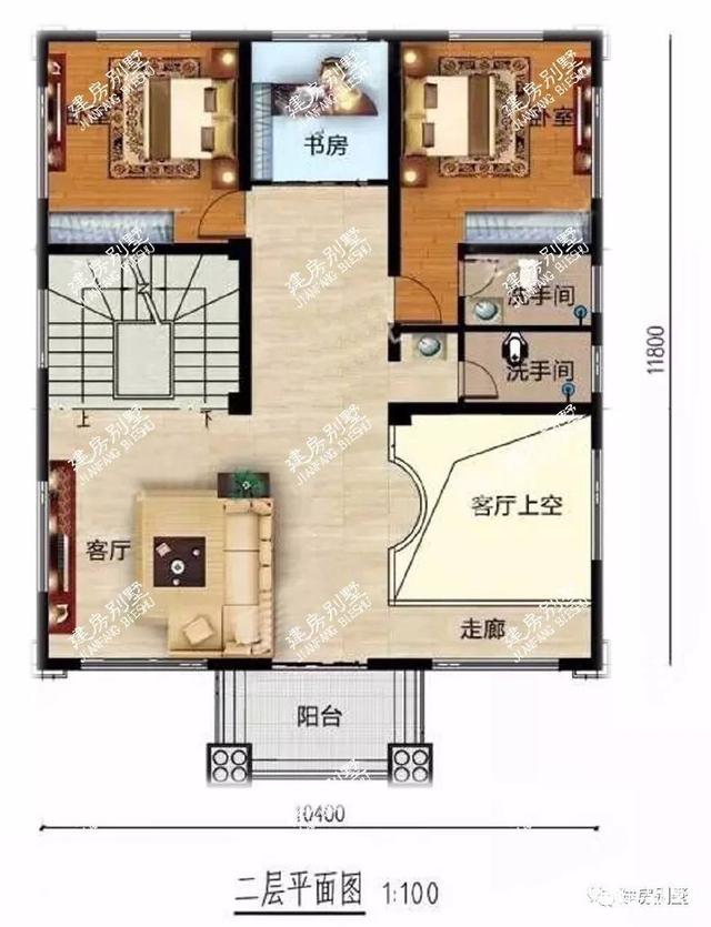 3款帶大露臺的四層別墅設(shè)計方案圖，挑一套隨便建
