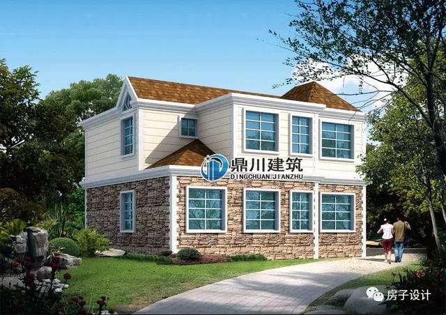 5套簡約時尚的新農(nóng)村住宅設(shè)計方案，大方時尚