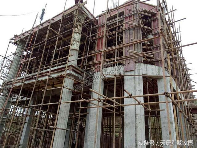 進(jìn)深10米農(nóng)村自建別墅設(shè)計(jì)圖，附施工全過程