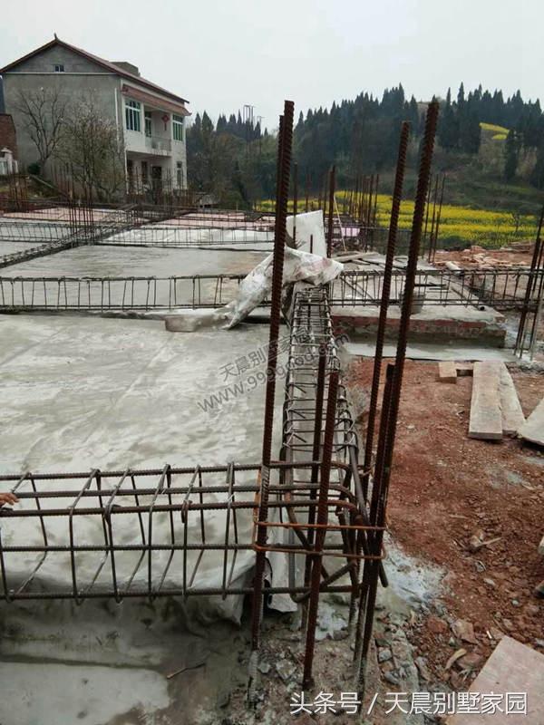 進(jìn)深10米農(nóng)村自建別墅設(shè)計(jì)圖，附施工全過程