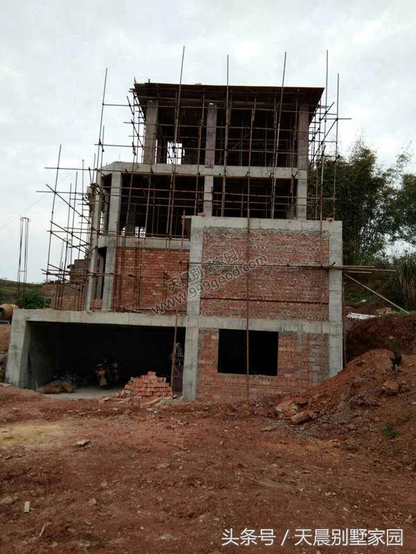 進(jìn)深10米農(nóng)村自建別墅設(shè)計(jì)圖，附施工全過程