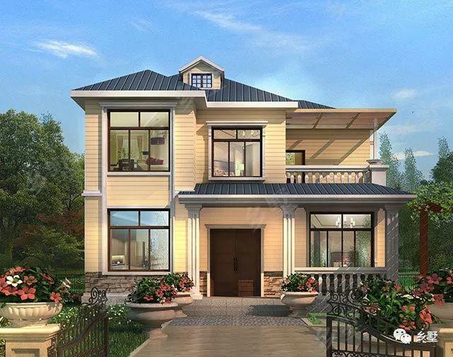 10*9米二層小別墅設(shè)計方案圖，附實拍圖加裝修圖