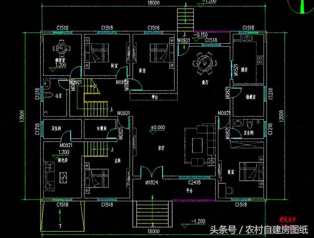 3款帶地下室的一層農(nóng)村別墅設(shè)計圖，空間利用率大大提升