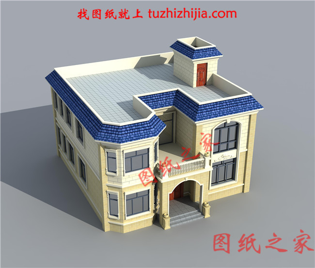 經(jīng)濟實用二層復式樓房設計圖 ，占地150平方米，造價25萬左右