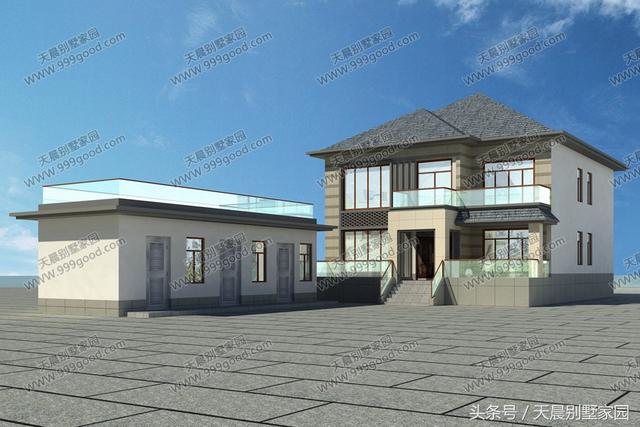 3款帶配房的農(nóng)村二層房屋設(shè)計(jì)圖，布局超接地氣