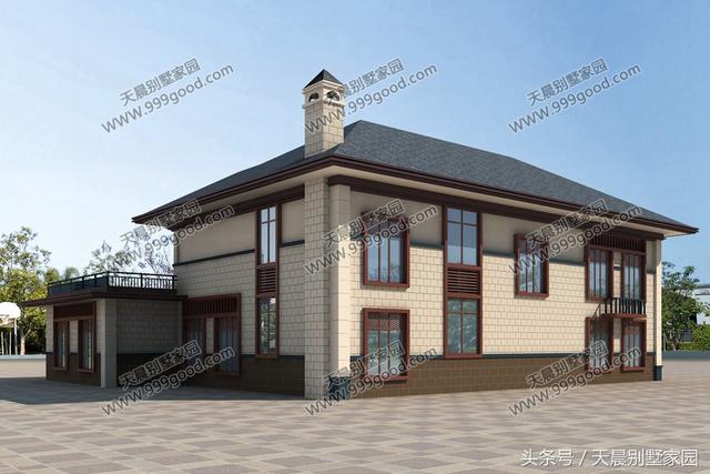 3款帶配房的農(nóng)村二層房屋設(shè)計(jì)圖，布局超接地氣