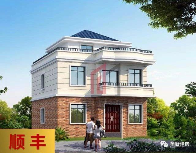 宅基地小不怕，3款小面積二層農(nóng)村小別墅方案圖