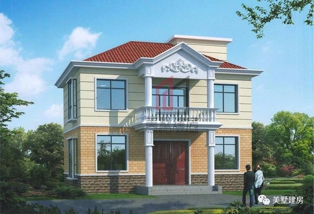 宅基地小不怕，3款小面積二層農(nóng)村小別墅方案圖