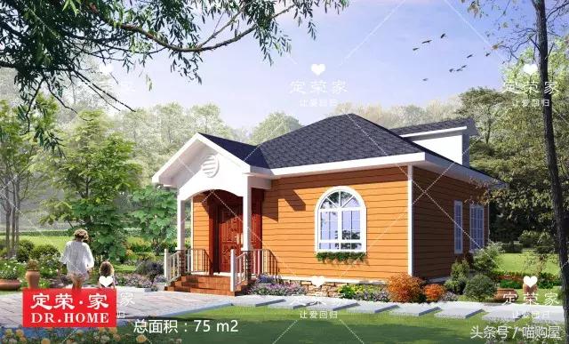 看完這5套一層別墅戶型圖，誰還敢說一層平房不叫別墅