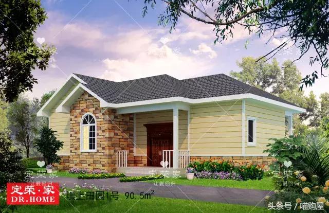 看完這5套一層別墅戶型圖，誰還敢說一層平房不叫別墅