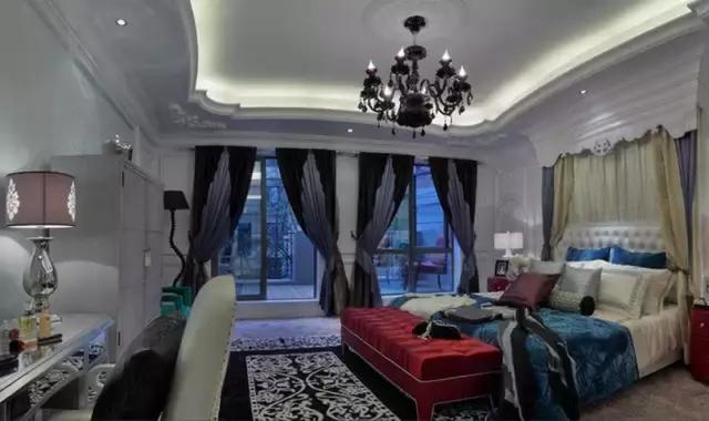 300平歐式藍(lán)調(diào)別墅裝修案例實(shí)拍，浪漫唯美