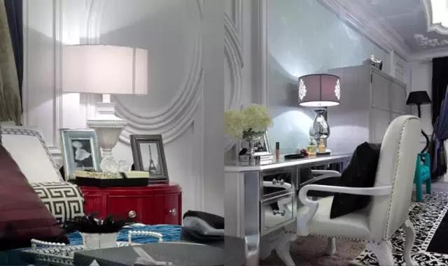 300平歐式藍(lán)調(diào)別墅裝修案例實(shí)拍，浪漫唯美