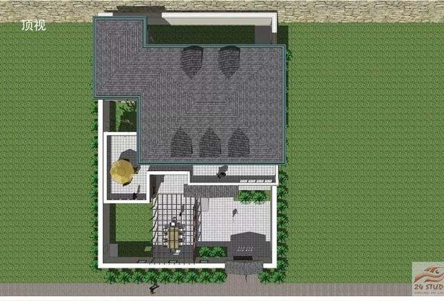 3套花園別墅外觀效果圖，有花園才稱得上別墅