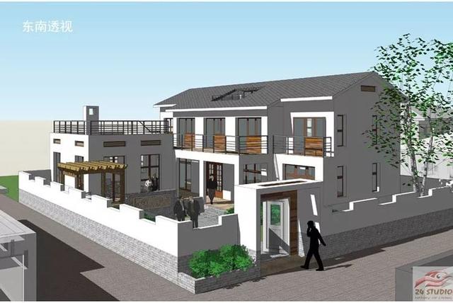3套花園別墅外觀效果圖，有花園才稱得上別墅