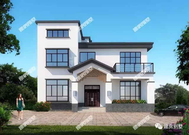 2款新中式樓房設(shè)計方案圖，對比下你更喜歡哪個？