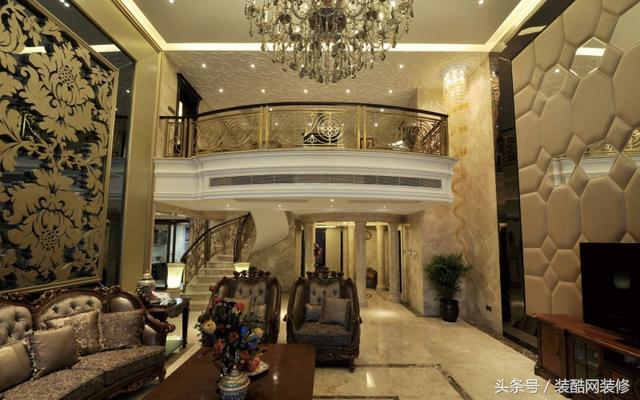 500平別墅歐式古典風格裝修案例，皇家級的享受