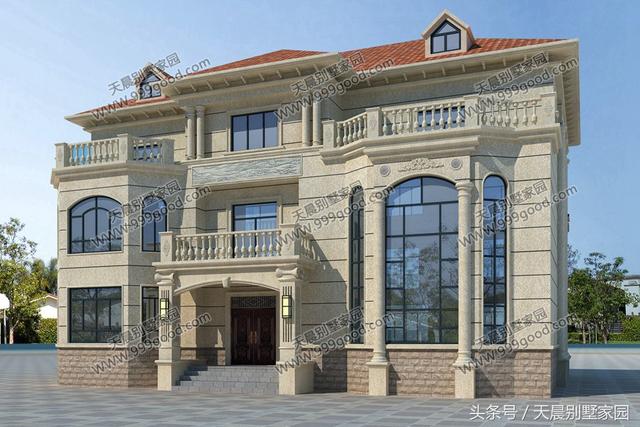 5款農(nóng)村住宅設(shè)計(jì)圖，2、3款豪宅一般人建不起