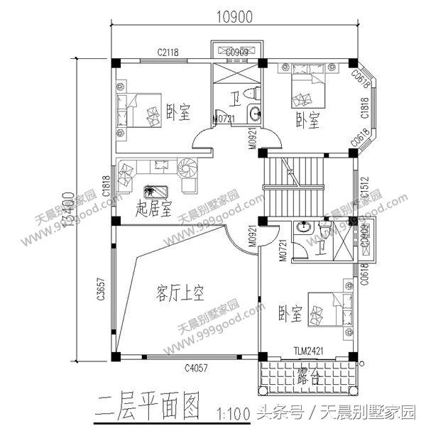 5款農(nóng)村住宅設(shè)計(jì)圖，2、3款豪宅一般人建不起