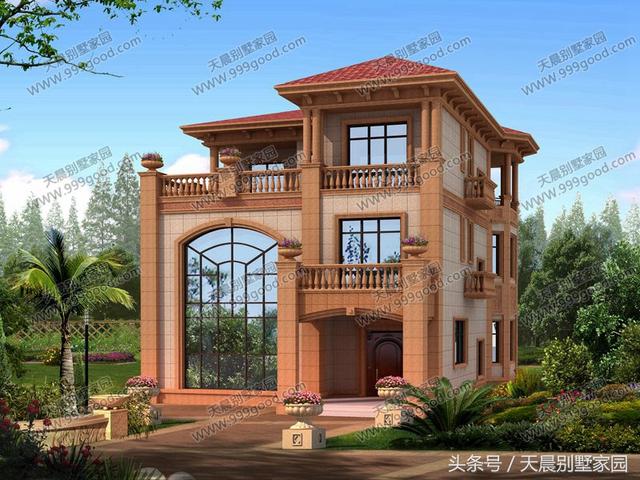 5款農(nóng)村住宅設(shè)計(jì)圖，2、3款豪宅一般人建不起