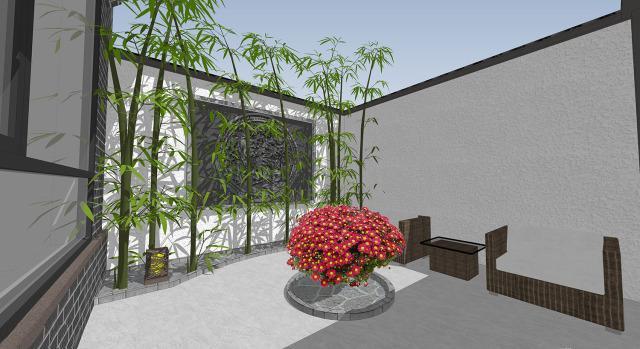 二層帶庭院中式別墅設(shè)計(jì)方案，喜歡中式建筑的收藏吧