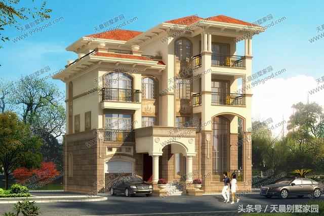歐式豪華4層自建樓房設(shè)計(jì)圖，隨便挑1套建都能迎娶白富美