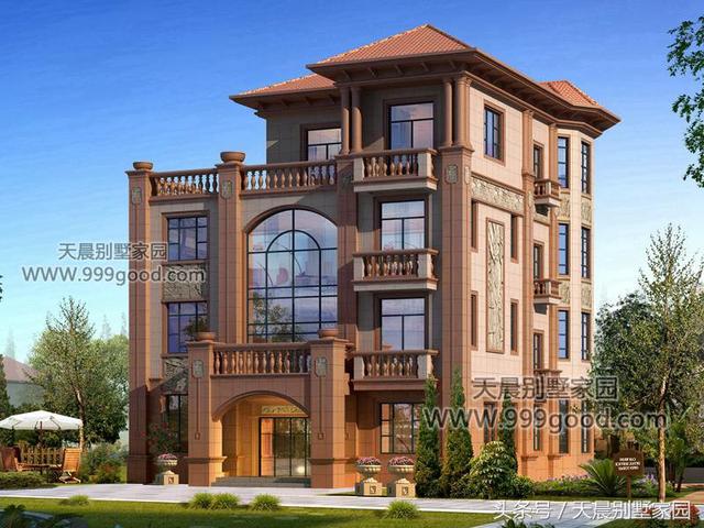 歐式豪華4層自建樓房設(shè)計(jì)圖，隨便挑1套建都能迎娶白富美