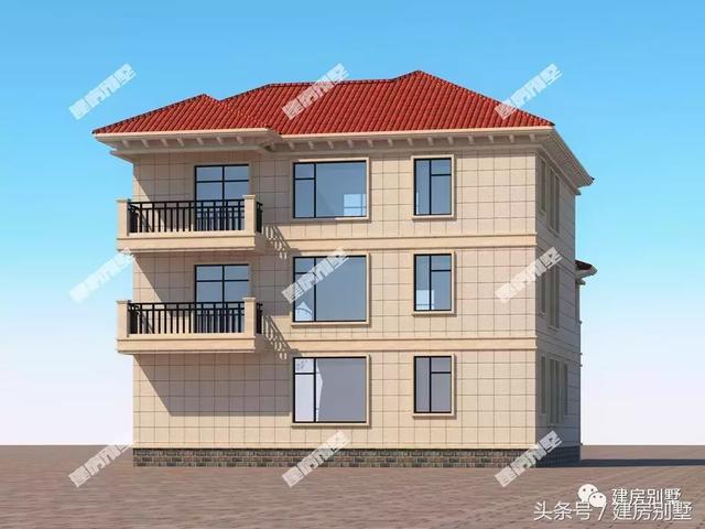 2款開間13米的三層樓房設(shè)計(jì)方案圖，建一棟羨慕死城里人