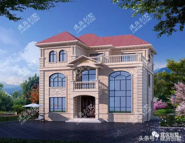 2款開間13米的三層樓房設(shè)計(jì)方案圖，建一棟羨慕死城里人