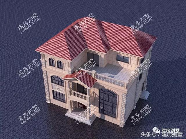 2款開間13米的三層樓房設(shè)計(jì)方案圖，建一棟羨慕死城里人