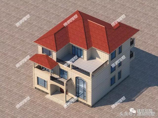 2款開間13米的三層樓房設(shè)計(jì)方案圖，建一棟羨慕死城里人