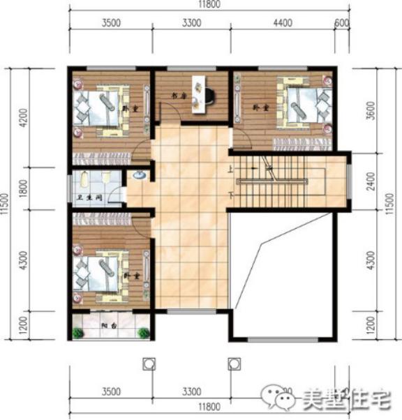 幾款帶車庫的農(nóng)村自建樓房方案圖，3、4層的都有