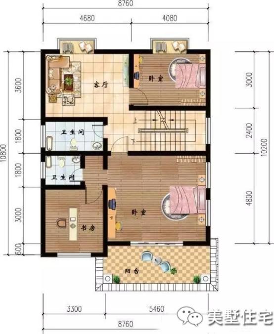 幾款帶車庫的農(nóng)村自建樓房方案圖，3、4層的都有