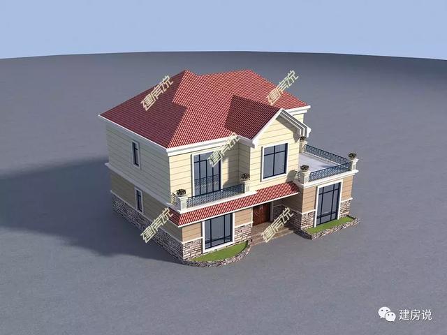 幾棟二層自建小洋樓設(shè)計圖，隨便建一棟就不怕找不到媳婦了