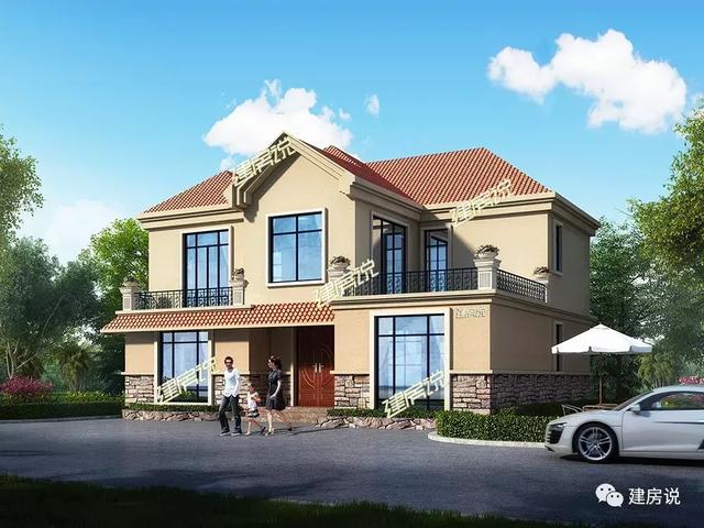 幾棟二層自建小洋樓設(shè)計圖，隨便建一棟就不怕找不到媳婦了